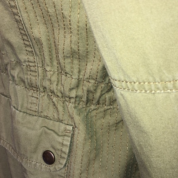 Love Tree Army Green Basic Go To Jacket Size Small - Picture 6 of 13